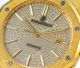 N9 Factory Audemars Piguet Royal Oak Frosted Gold Swiss 3120 Watch w-Diamond (4)_th.jpg